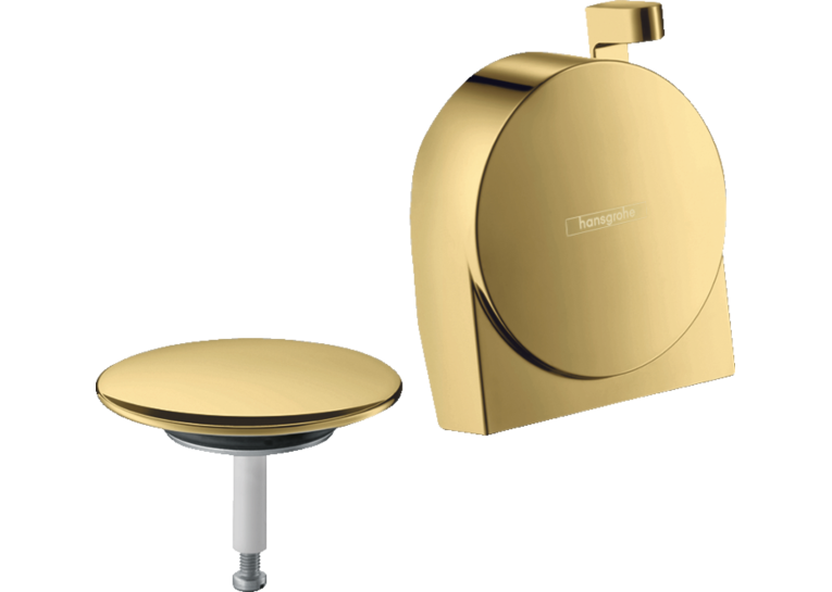 Внешняя часть сифона для ванны Hansgrohe Exafill S Polished Gold Optic 58117990