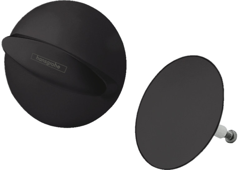 Внешняя часть сифона для ванны Hansgrohe Flexaplus Matt Black 58185670
