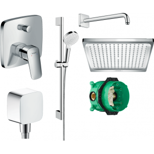 Комплект для душа скрытого монтажа Hansgrohe EcoSmart 240 Logis (20200011)