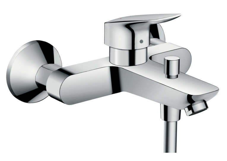 Смеситель для ванны однорычажный Hansgrohe Logis 71400000 (Повреждённая упаковка)