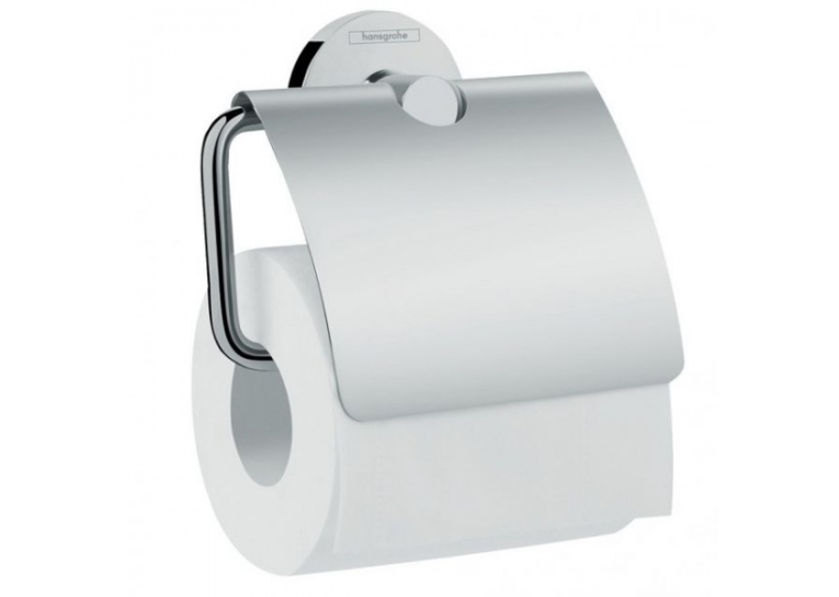 Тримач туалетного паперу з кришкою Hansgrohe Logis 41723000