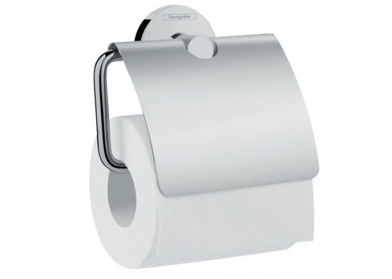 Тримач туалетного паперу з кришкою Hansgrohe Logis 41723000