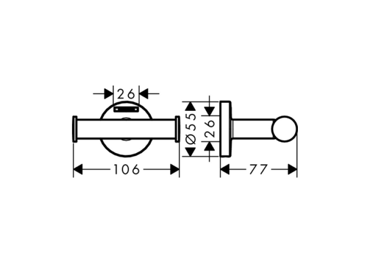 Набір аксесуарів Hansgrohe logis, 41723444