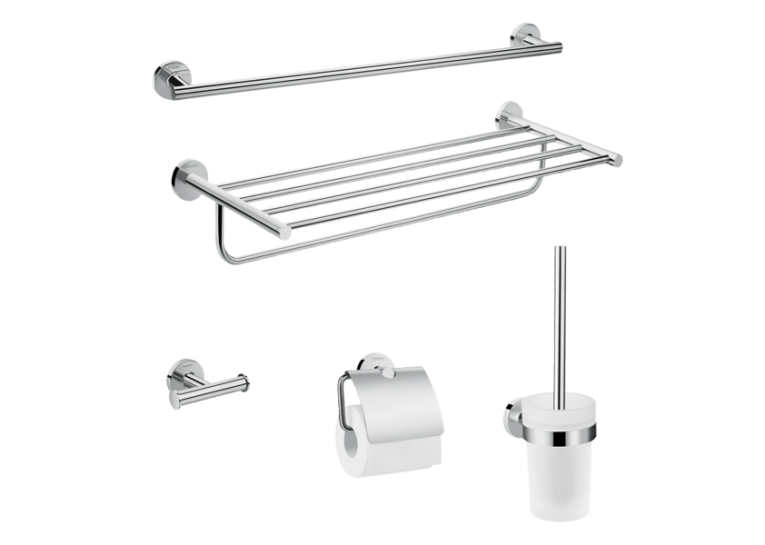 Набір аксесуарів для ванної кімнати 5в1 Hansgrohe Logis Universal 41728000