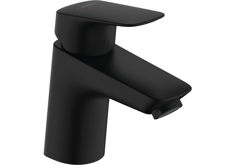 Смеситель Hansgrohe Logis 70 для умывальника с донным клапаном push-open, Matt Black (71077670)