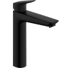 Змішувач Hansgrohe Logis 190 для умивальника без донного клапана, Matt Black (71091670)