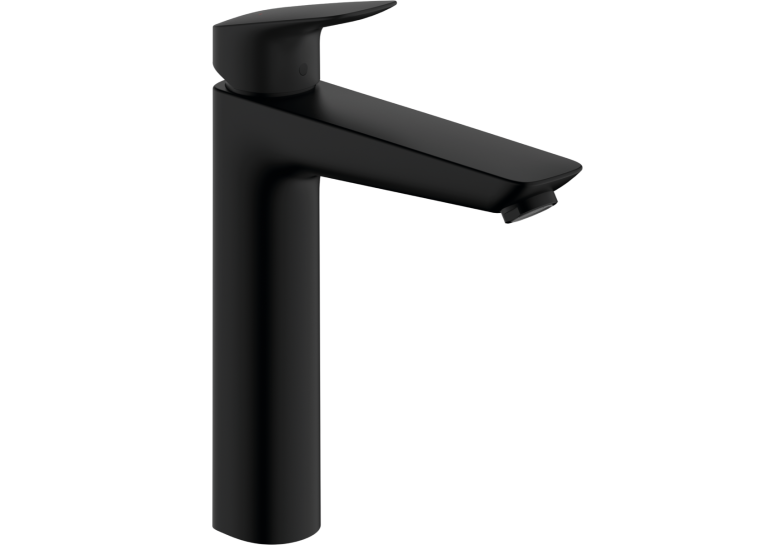 Змішувач Hansgrohe Logis 190 для умивальника без донного клапана, Matt Black (71091670)
