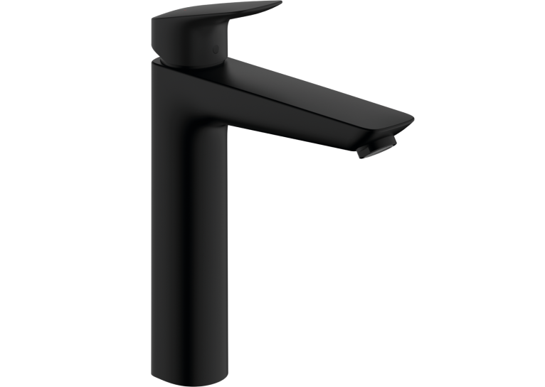 Змішувач Hansgrohe Logis 190 для умивальника без донного клапана, Matt Black (71091670)