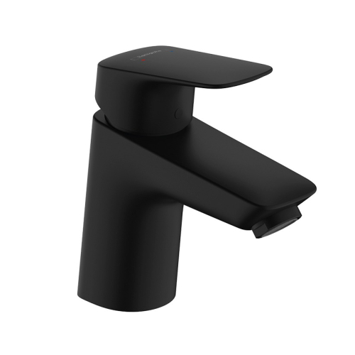 Змішувач Hansgrohe Logis 70 для умивальника з металевим донним клапаном, Matt Black (71170670)