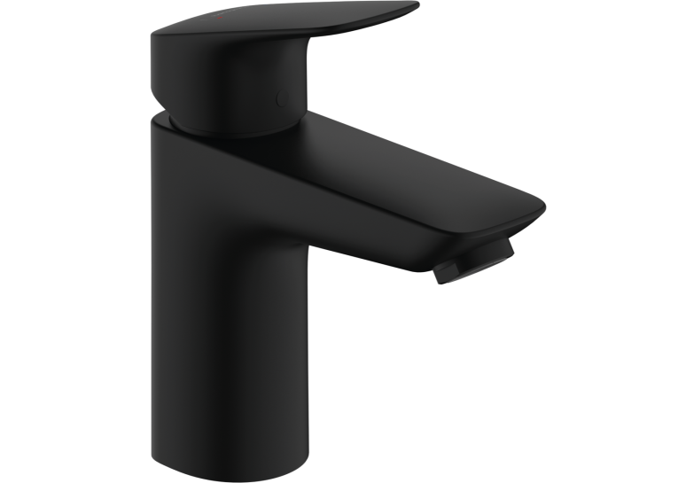 Змішувач Hansgrohe Logis 100 для умивальника з металевим донним клапаном, Matt Black (71171670)