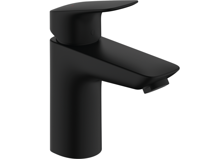 Смеситель Hansgrohe Logis 100 для умывальника с металлическим донным клапаном, Matt Black (71171670)