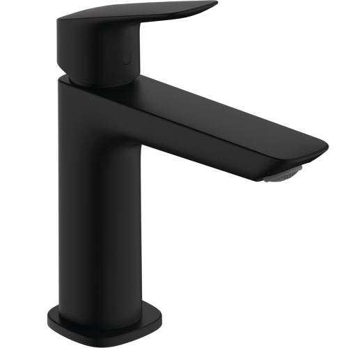 Змішувач Hansgrohe Logis Fine 110 для умивальника з донним клапаном pop-up, Matt Black (71251670) (виставковий зразок)
