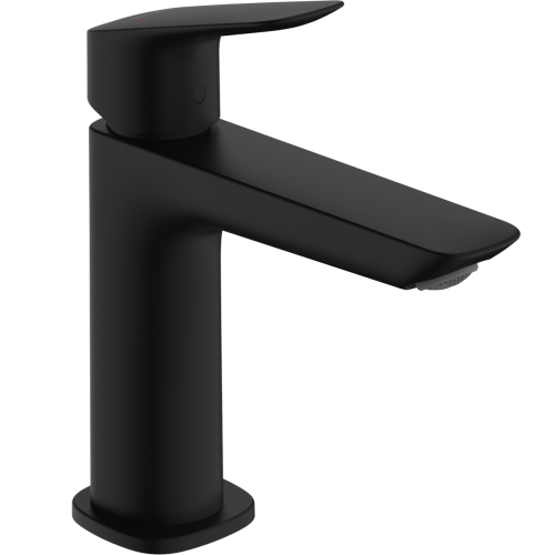 Змішувач Hansgrohe Logis Fine 110 для умивальника без донного клапана, Matt Black (71253670)