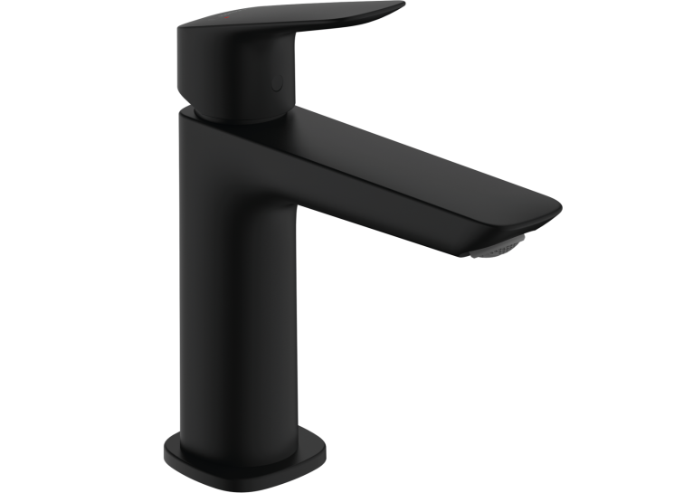 Змішувач Hansgrohe Logis Fine 110 для умивальника без донного клапана, Matt Black (71253670)