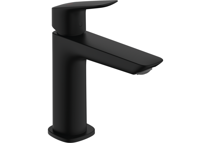 Смеситель Hansgrohe Logis Fine 110 для умывальника CoolStart с донным клапаном pop-up, Matt Black (71254670)