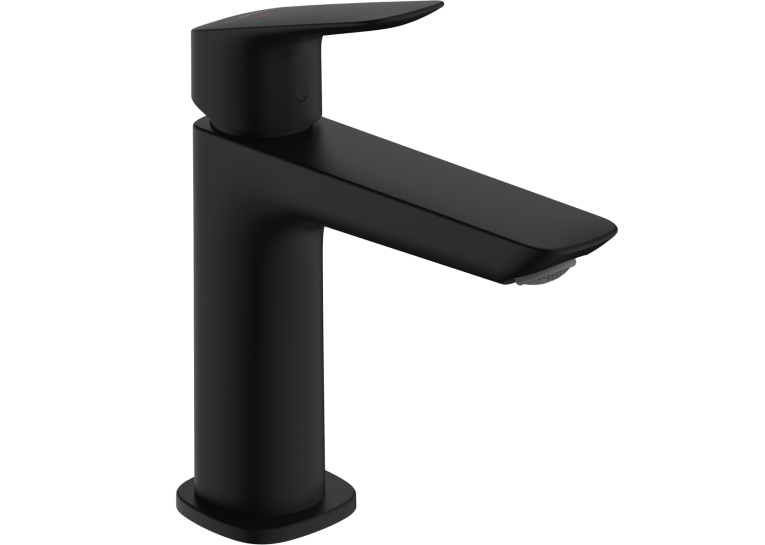 Змішувач Hansgrohe Logis Fine 110 для умивальника CoolStart, без донного клапана, Matt Black (71255670)