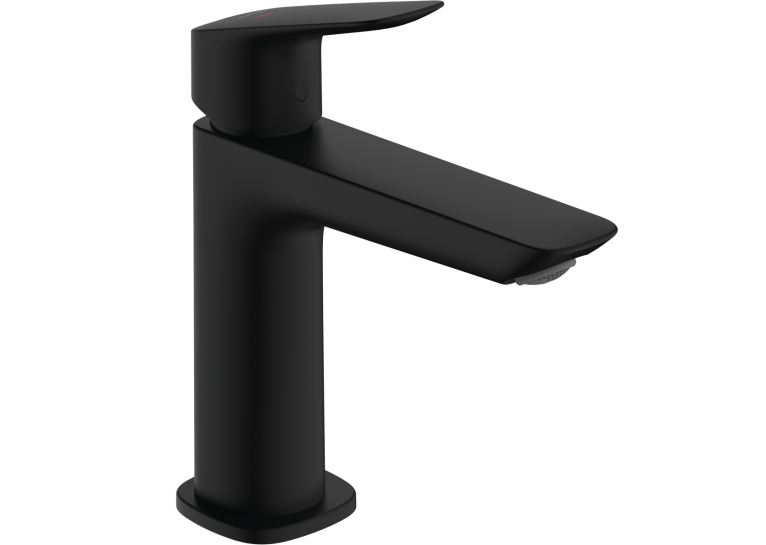 Смеситель Hansgrohe Logis Fine 110 для умывальника CoolStart, без донного клапана, Matt Black (71255670)