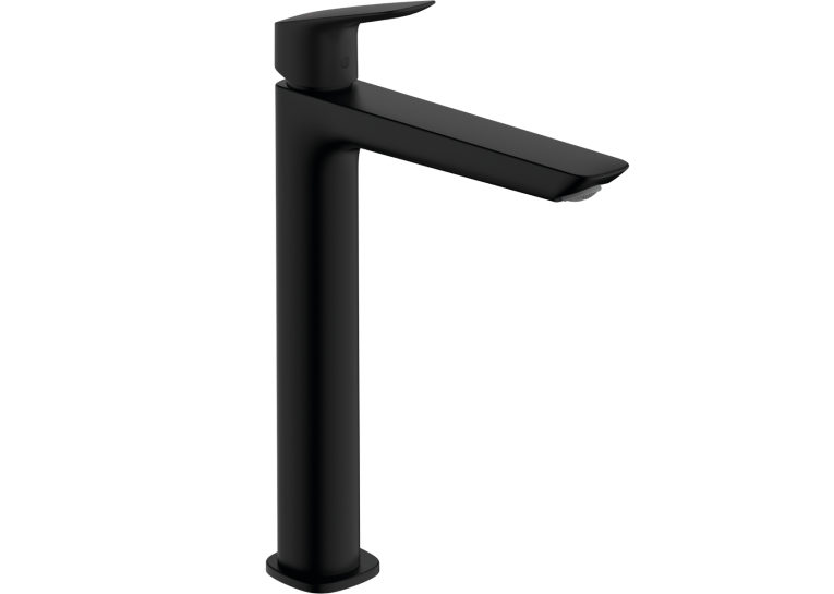 Смеситель Hansgrohe Logis Fine 240 для умывальника с донным клапаном pop-up, Matt Black (71257670)