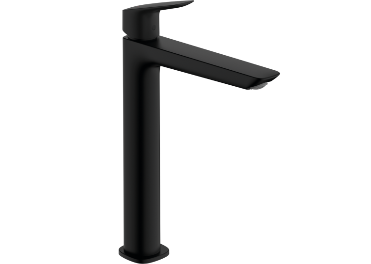 Змішувач Hansgrohe Logis Fine 240 для умивальника з донним клапаном pop-up, Matt Black (71257670)