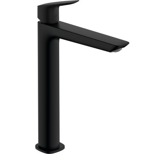 Змішувач Hansgrohe Logis Fine 240 для умивальника без донного клапана, Matt Black (71258670)
