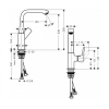 Змішувач для раковини Hansgrohe Metris, 31081000
