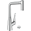 Змішувач для кухні Hansgrohe Metris Select 320 2jet з висувним зливом Sbox Chrome 73806000