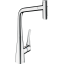 Змішувач для кухні Hansgrohe Metris Select 320 2jet з висувним зливом Sbox 73816000