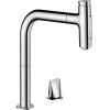 Змішувач для кухні Hansgrohe Metris Select 200 з висувним зливом Sbox 73818000