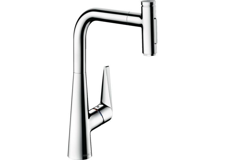 Змішувач для кухні Hansgrohe Talis Select M51 з висувним душем, хром 73867000
