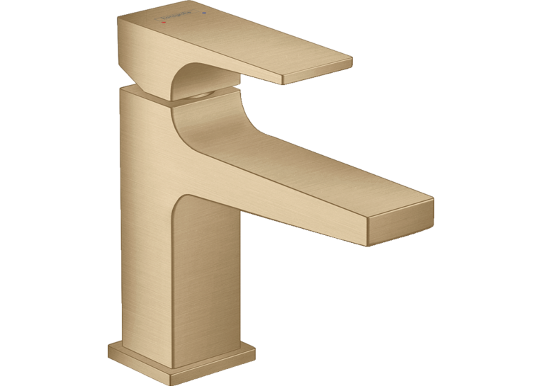 Смеситель для раковины Hansgrohe Metropol с донным клапаном Push-Open Brushed Bronze 32500140
