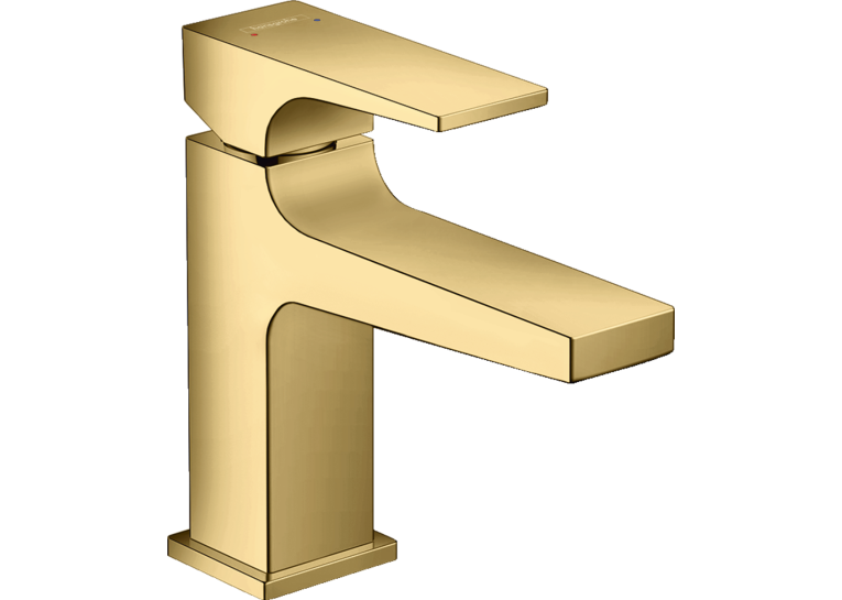 Смеситель для раковины Hansgrohe Metropol с донным клапаном Push-Open Polished Gold Optic 32500990