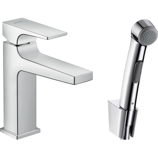 Смеситель для раковины Hansgrohe Metropol с гигиеническим душем 32522000