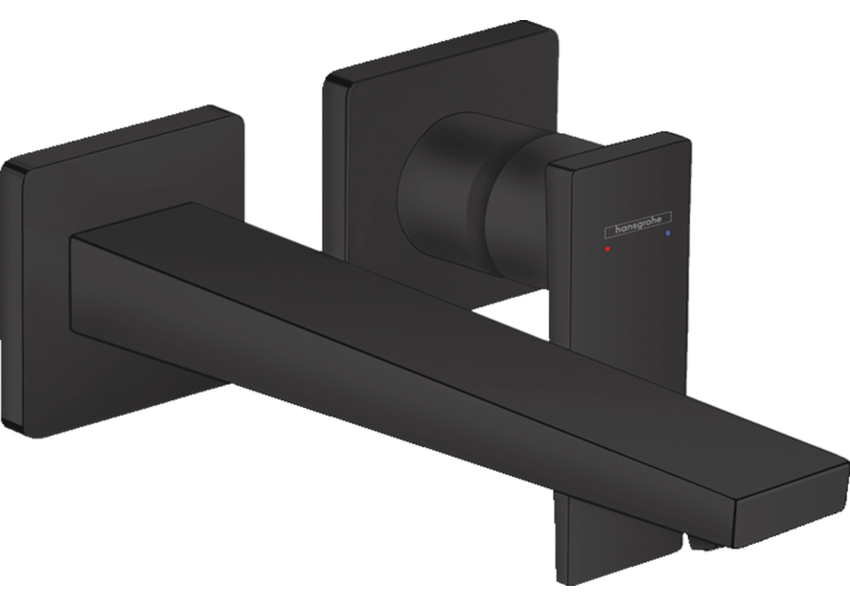 Смеситель для раковины настенный Hansgrohe Metropol Matt Black 32526670