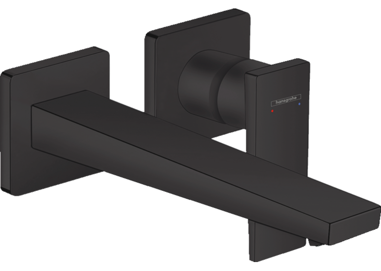 Смеситель для раковины настенный Hansgrohe Metropol Matt Black 32526670