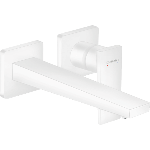 Змішувач для раковини настінний Hansgrohe Metropol Matt White 32526700
