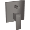 Змішувач прихованого монтажу для ванни/душа Hansgrohe Metropol Brushed Black 32545340