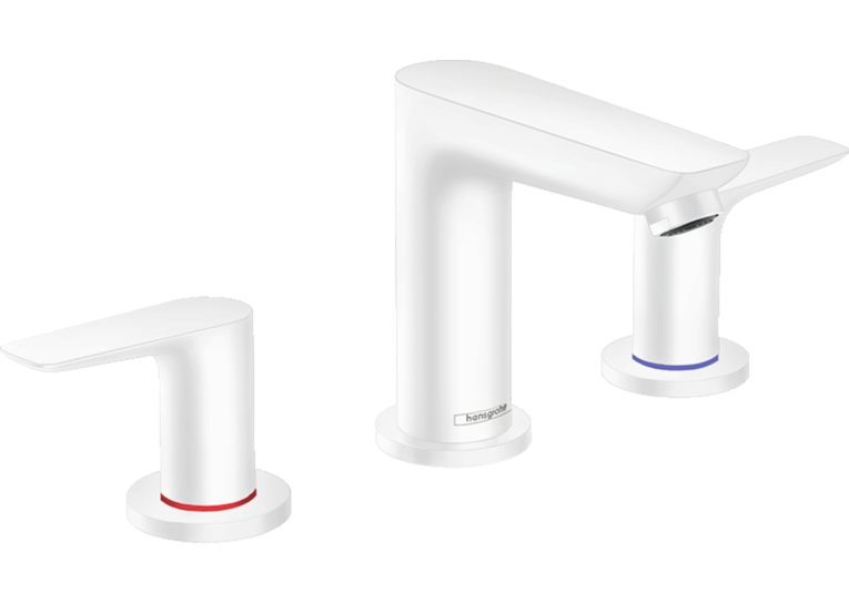 Змішувач для раковини на 3 отвори Hansgrohe Talis E Matt White 71733700