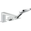 Змішувач на борт ванни Hansgrohe Metropol Loop Secuflex хром 74550000