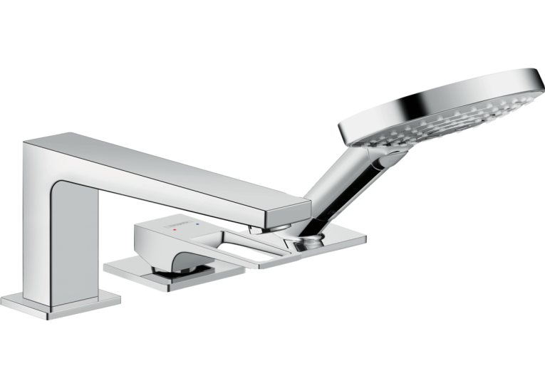 Змішувач на борт ванни Hansgrohe Metropol Loop Secuflex хром 74550000