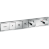 Термостат Hansgrohe RainSelect прихованого монтажу на 3 споживачі Chrome 15381000
