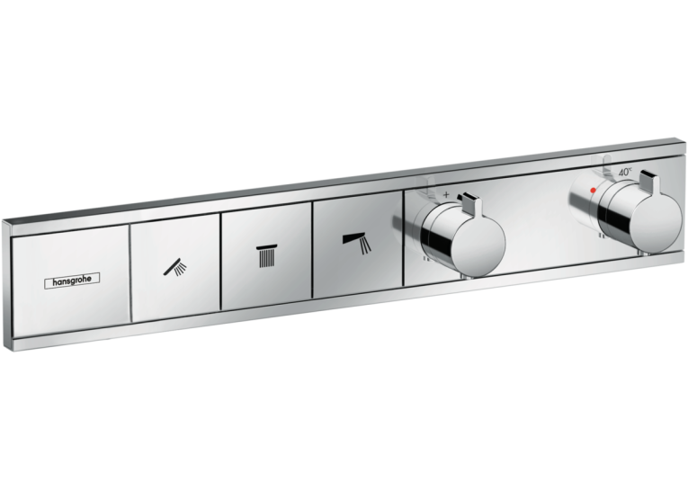 Термостат Hansgrohe RainSelect прихованого монтажу на 3 споживачі Chrome 15381000
