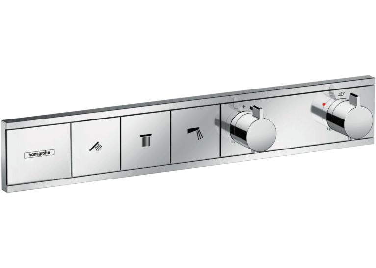 Термостат Hansgrohe RainSelect прихованого монтажу на 3 споживачі Chrome 15381000
