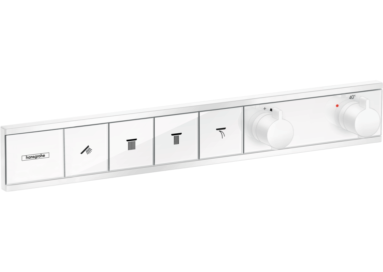 Термостат Hansgrohe RainSelect прихованого монтажу на 4 споживача Matt White 15382700