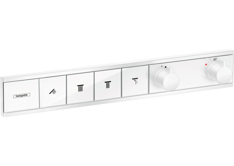 Термостат Hansgrohe RainSelect прихованого монтажу на 4 споживача Matt White 15382700