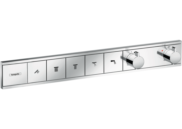 Термостат Hansgrohe RainSelect прихованого монтажу на 5 споживачів Chrome 15384000