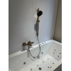 Змішувач Hansgrohe Tecturis E для ванни з душовим комплектом, Brushed Bronze (73420140+28746140)
