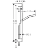 Душовий набір Hansgrohe Rainfinity EcoSmart 28746140 (Пошкоджене пакування)