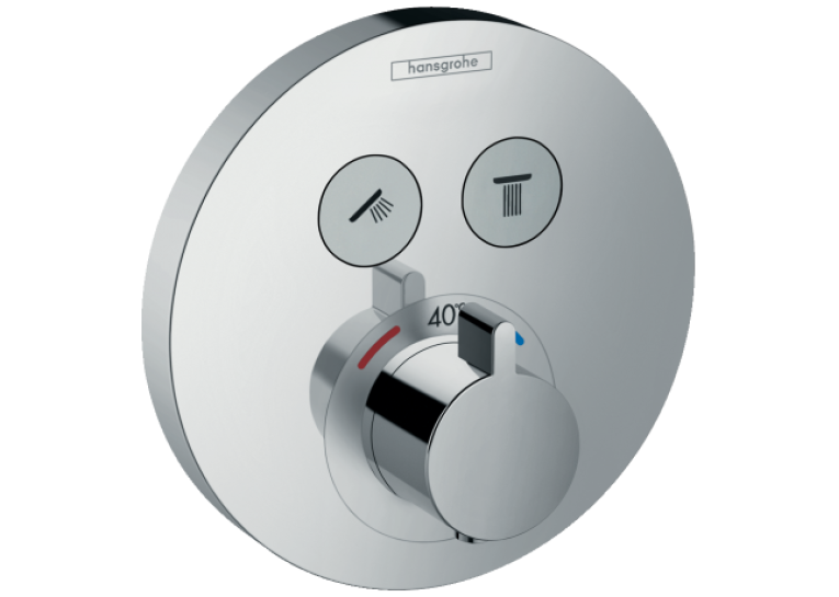 Зовнішня частина змішувача на 2 споживачі Hansgrohe ShowerSelect S, 15743000