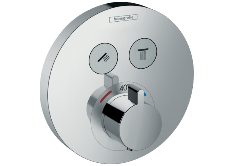 Внешняя часть смесителя на 2 потребителя Hansgrohe ShowerSelect S, 15743000