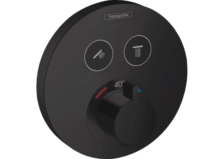 Термостат для душа Hansgrohe ShowerSelect S Matt Black 15743670